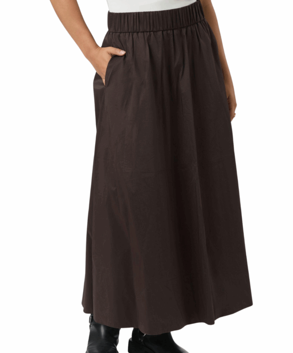 Yara poplin skirt - bruin