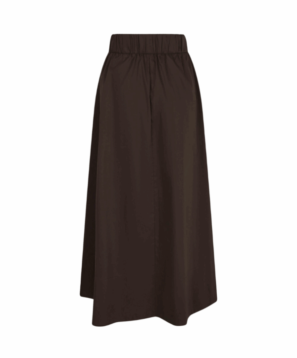 Yara poplin skirt - bruin - Afbeelding 4