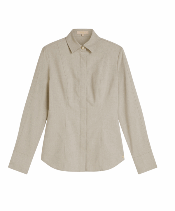AVA fitted blouse - grijs