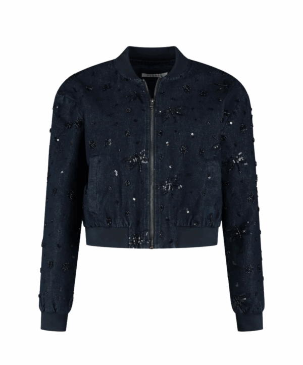 Lola bomberjacket - blauw - Afbeelding 2