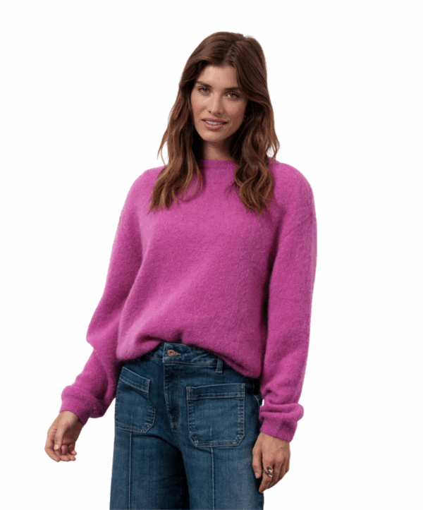 Bibi mohair cardigan - paars - Afbeelding 2