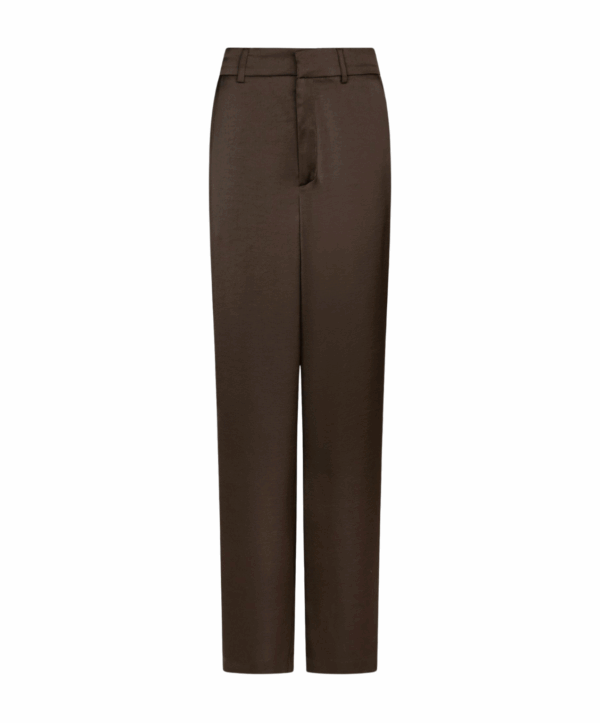 Emmett sateen pants - bruin