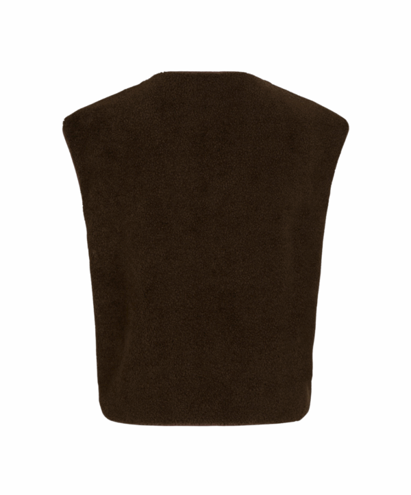 Mariko teddy gilet - bruin - Afbeelding 5