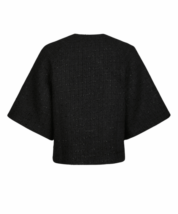 Rosella boucle jacket - zwart - Afbeelding 3