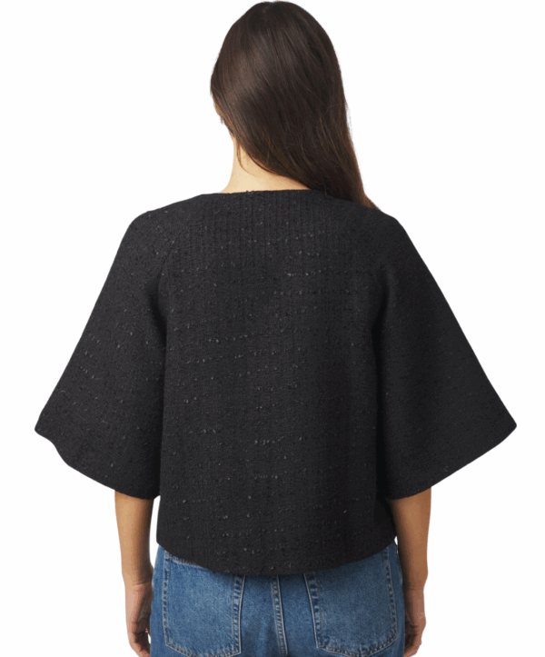 Rosella boucle jacket - zwart - Afbeelding 5