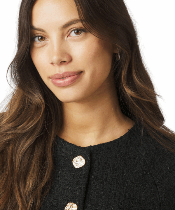 Rosella boucle jacket - zwart - Afbeelding 6