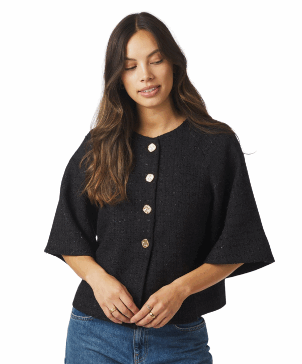 Rosella boucle jacket - zwart