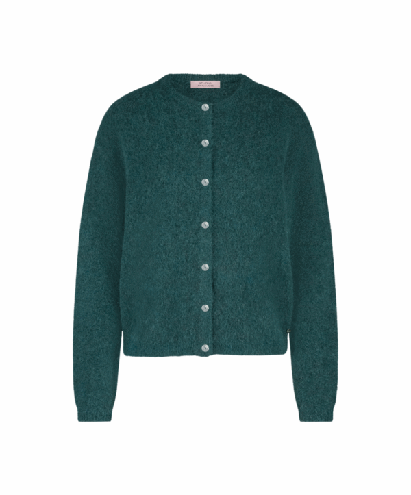 Bibi mohair cardigan - bottle green