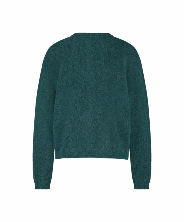 Bibi mohair cardigan - bottle green - Afbeelding 4