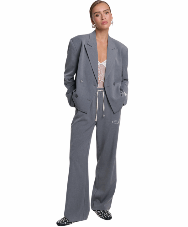 Double breasted blazer - grijs - Afbeelding 3