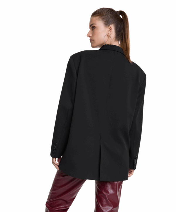 Grandad blazer - zwart - Afbeelding 5