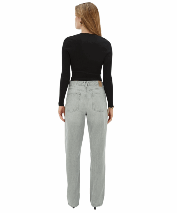 PHEBE jeans met studs - grijs - Afbeelding 4
