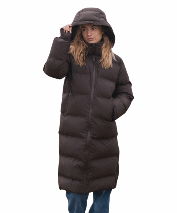 Viviana puffer jas - bruin - Afbeelding 6