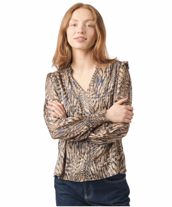 Davina pattern blouse - print