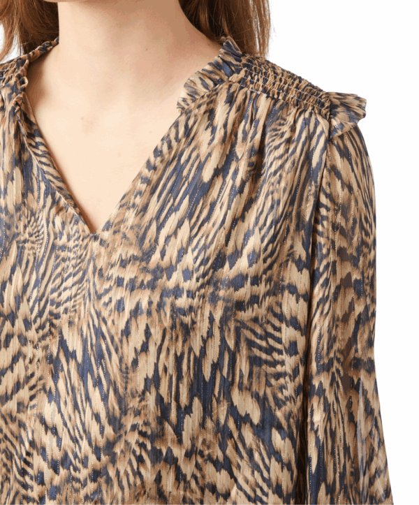Davina pattern blouse - print - Afbeelding 2