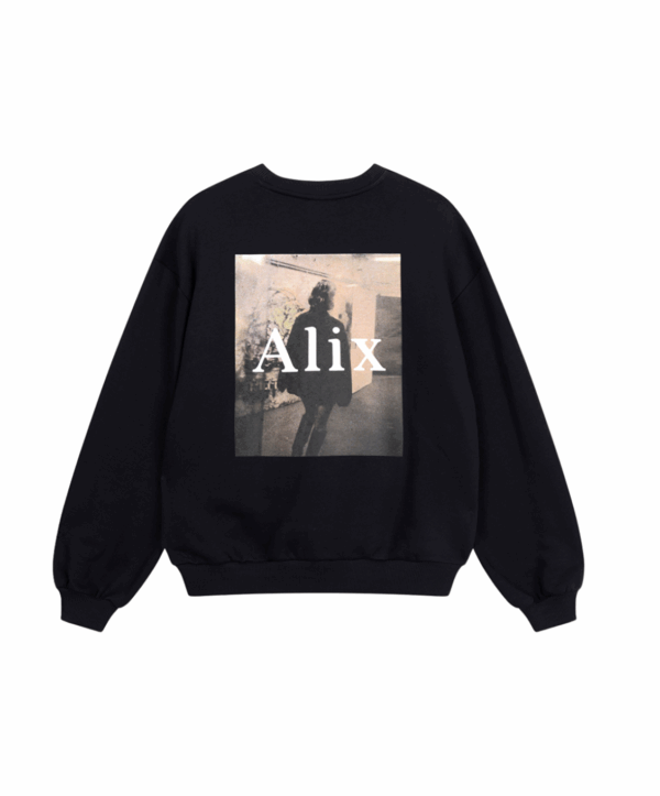Photoprint sweater - zwart - Afbeelding 4