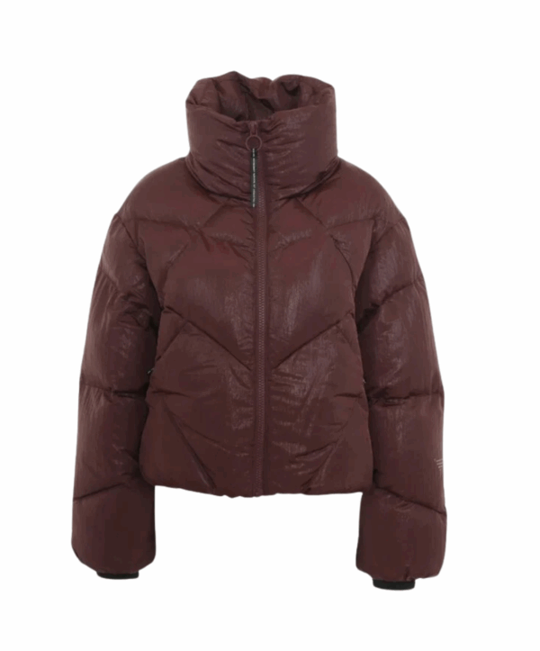 Nebula puffer jas - burgundy