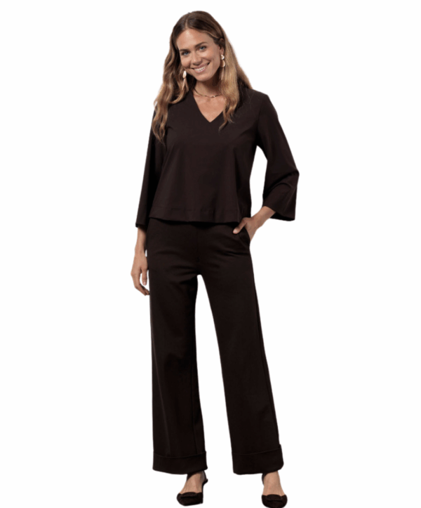 Loreen punto trousers - espresso - Afbeelding 5