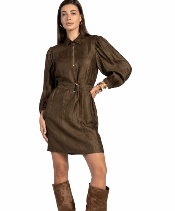 Semira jurk - brons - Afbeelding 4