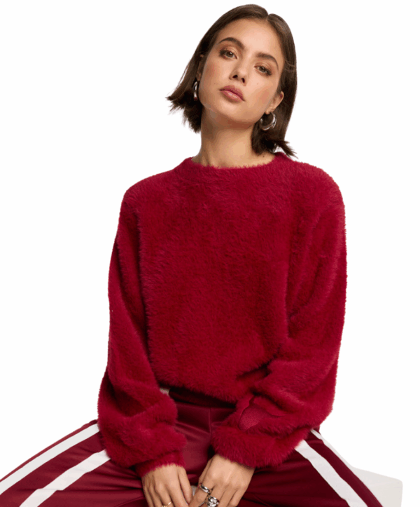 Mohair pullover - rood